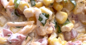 Spicy, Creamy Corn Salsa