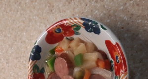 Hawaiian Sausage Skillet