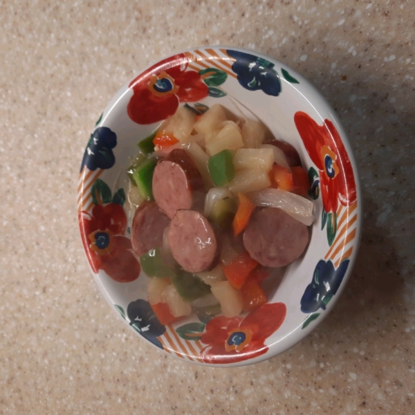 Hawaiian Sausage Skillet