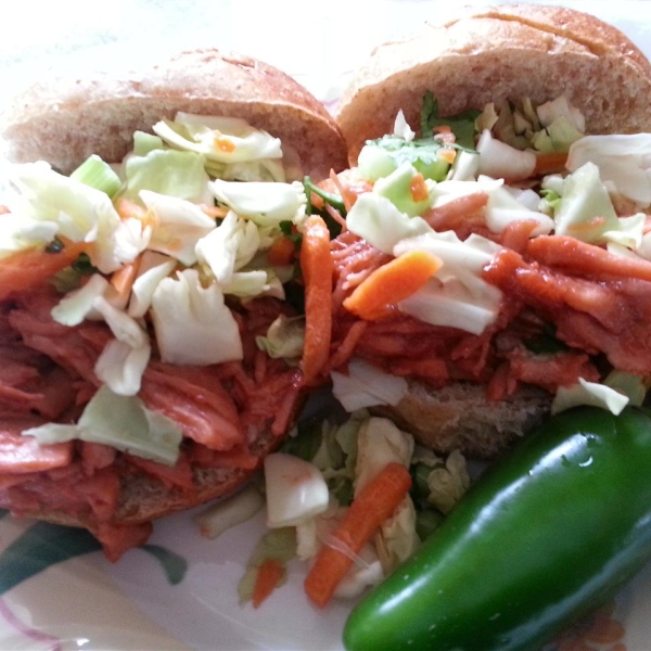 Slow Cooker BBQ Pulled Pork Sandwiches