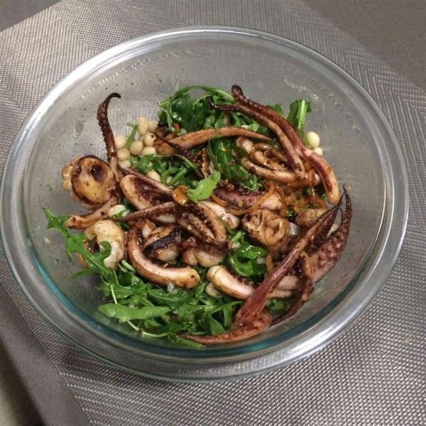Warm Calamari Salad