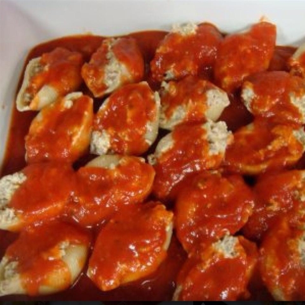 Stuffed Shells with Four Cheeses