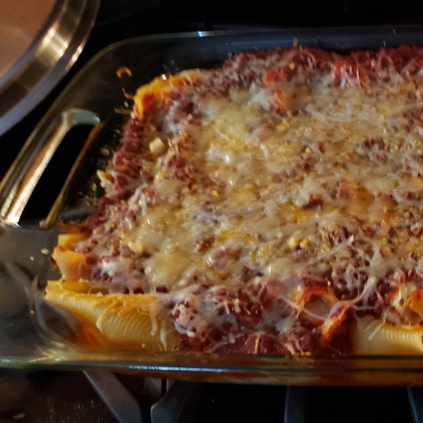 Stuffed Shells with Four Cheeses