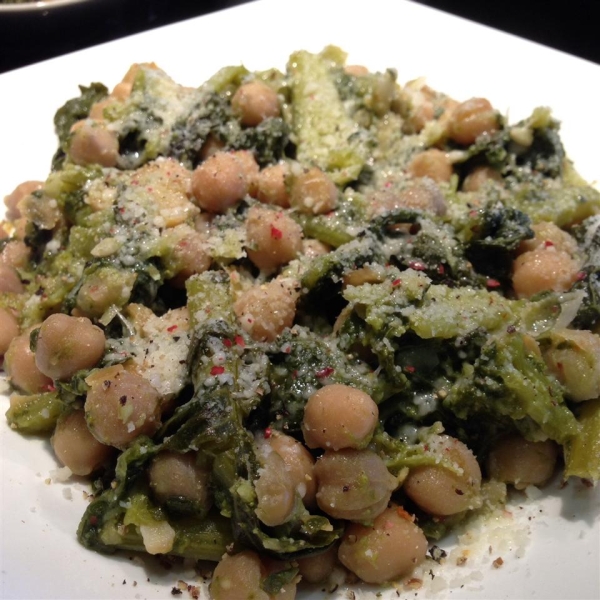 Garlic Infused Broccoli Rabe and Chickpeas