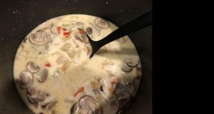 Chicken, Fennel and Mushroom Soup