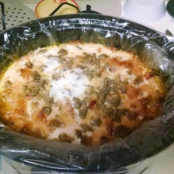 Slow Cooker Egg Brunch Casserole