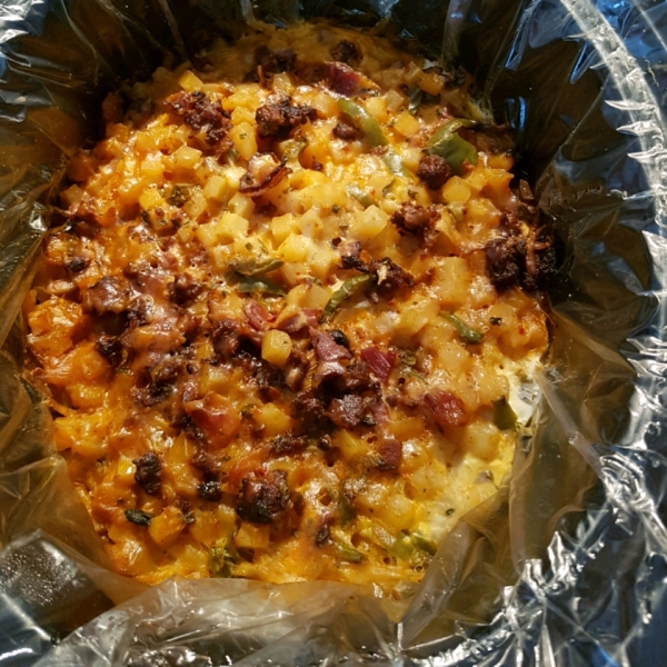 Slow Cooker Egg Brunch Casserole