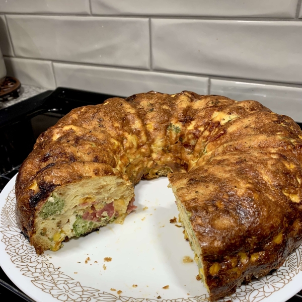 Savory Rosemary Bread Pudding