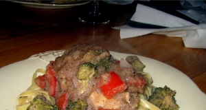 Pasta with Pork and Apple Sauce