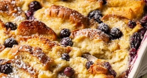Blueberry Almond Overnight French Toast