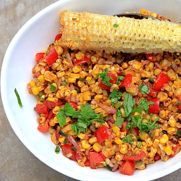 Summer Grilled Corn Salad