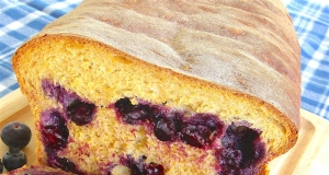 Blueberry Anadama Bread