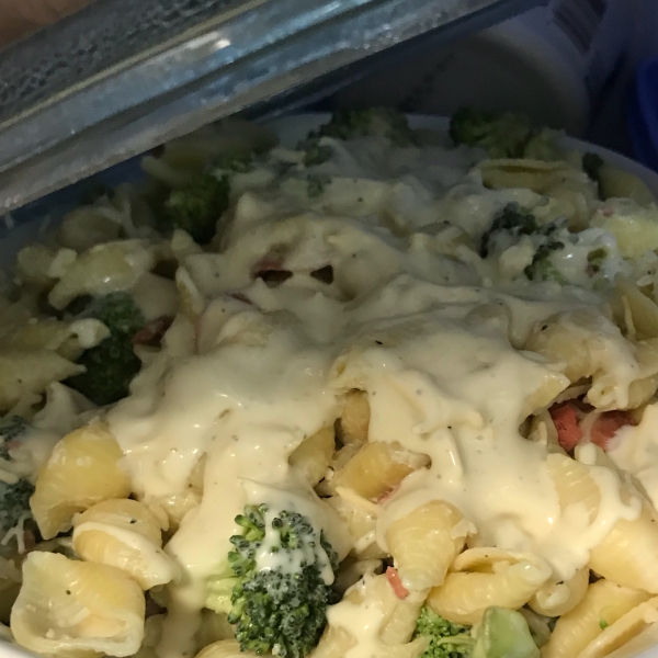 Pepperoni Caesar Pasta Salad