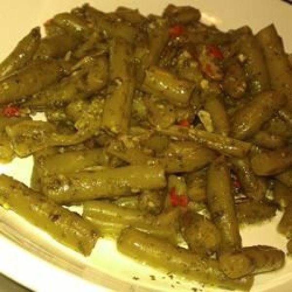 Chinese Peppered Green Beans