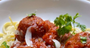 Spaghetti and Meatless Meatballs