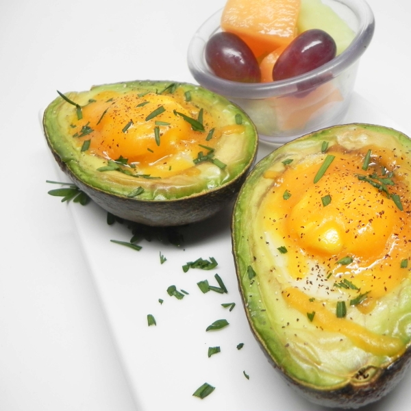Keto Diet Avocado Egg Bake