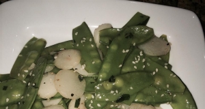 Snow Peas with Water Chestnuts