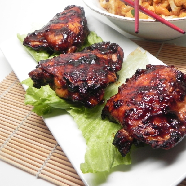 Hoisin-Glazed Chicken Thighs