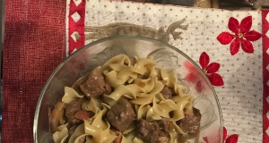 Beef Stroganoff with Noodles