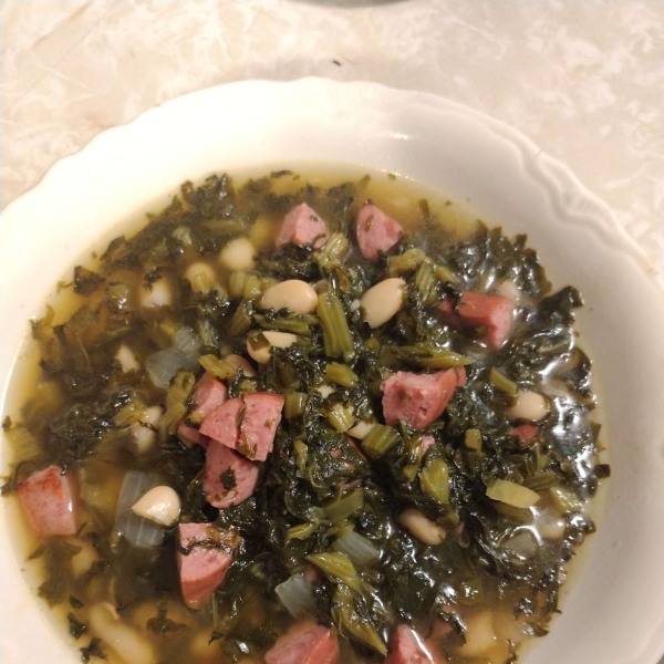 Turnip Green Soup