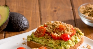Quaker® Avocado Toast with Savoury Oat Crumble