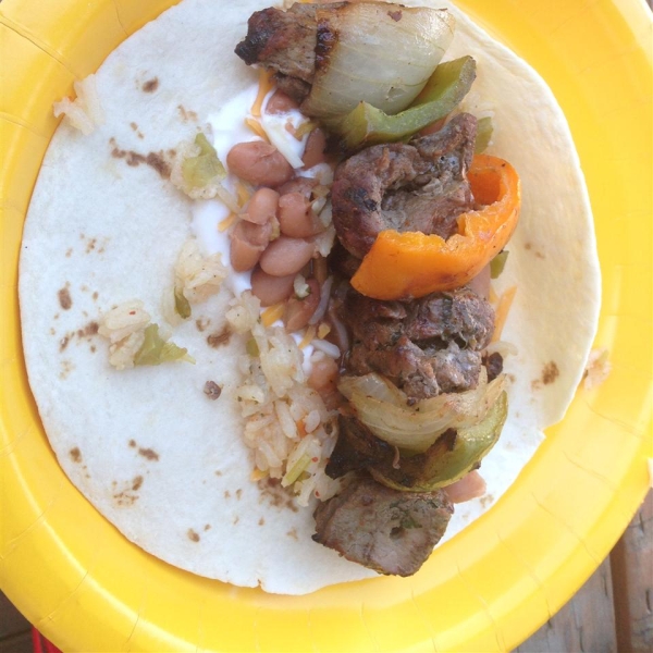 Chicken Fajita Skewers
