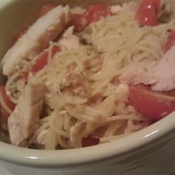 Chicken and Tomato Angel Hair