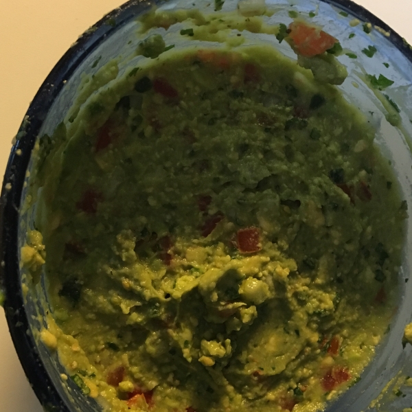 Traditional Mexican Guacamole