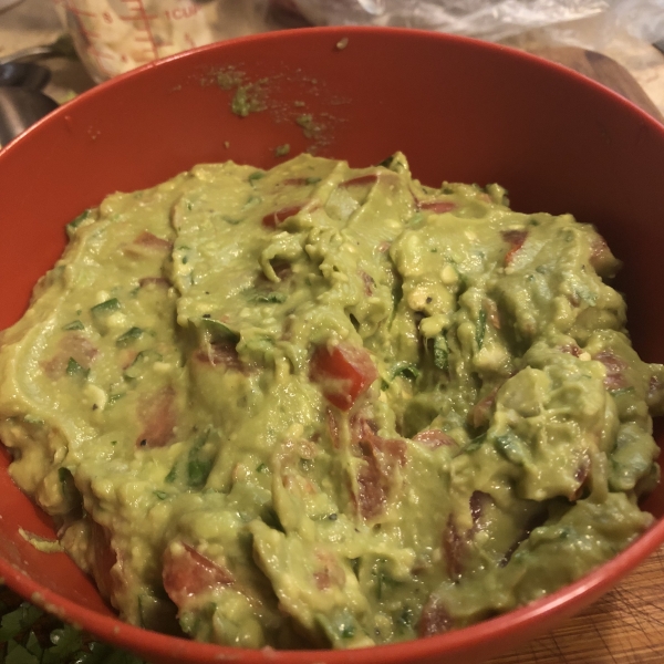 Traditional Mexican Guacamole