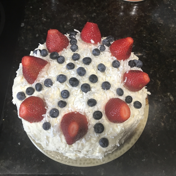 Buttercream-Coconut Cake Icing
