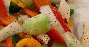 Refreshing Sweet and Spicy Jicama Salad (Vegan)