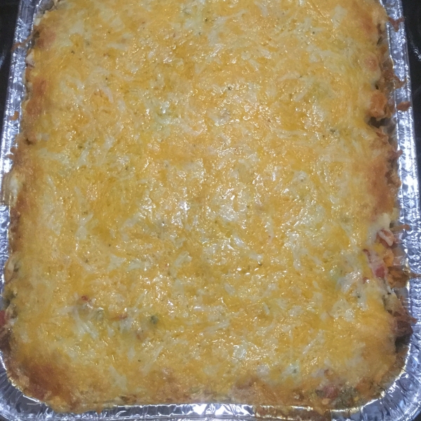 Hot Baked Taco Dip