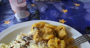 Vegan Apple Khoresh with Seitan