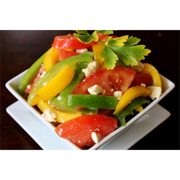 Tri-Color Pepper Slaw