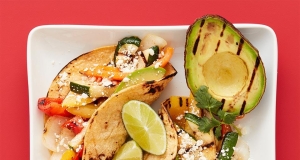 Grilled Avocado and Veggie Tacos