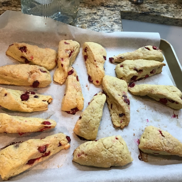 Cranberry Orange Scones