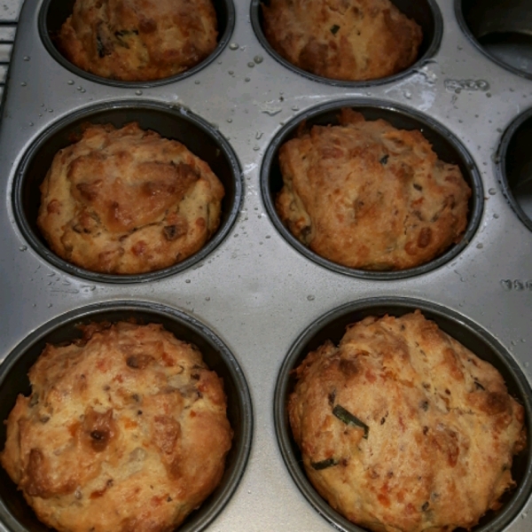 Bacon Cheddar Chive Muffins