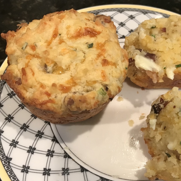 Bacon Cheddar Chive Muffins