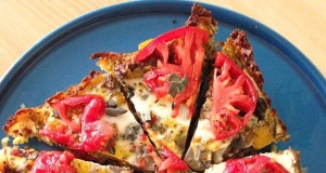 Vegetarian Breakfast Casserole with Hash Browns