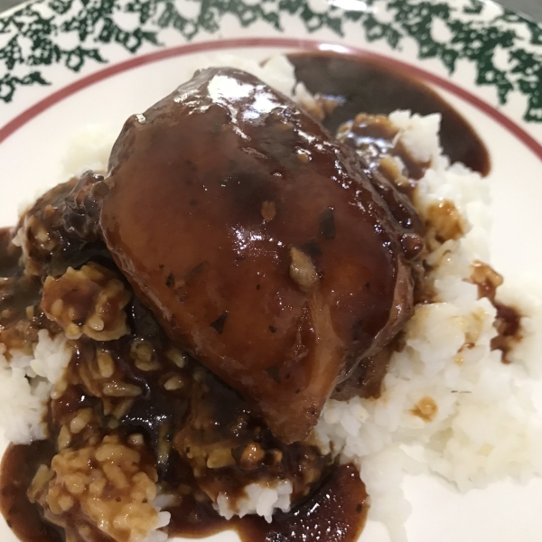 Easy Slow Cooker Chicken Thighs with Honey