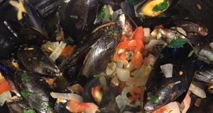 Garlic Wine Mussels
