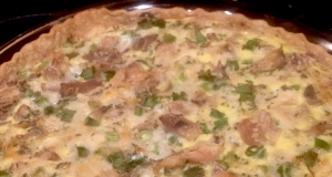 Asparagus Chicken Quiche
