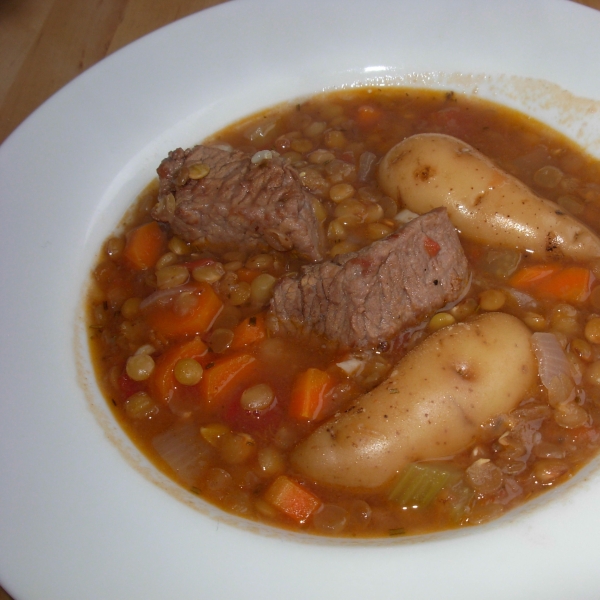 Beef and Lentil Stew