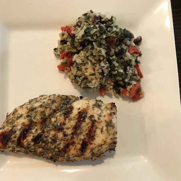 Grilled Chicken and Herbs