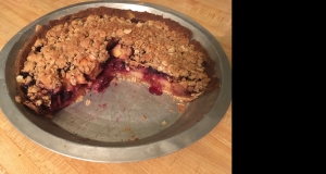 Peach-Blueberry Streusel Tart