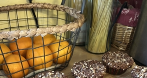 Banana Oat Muffins with Sour Cream