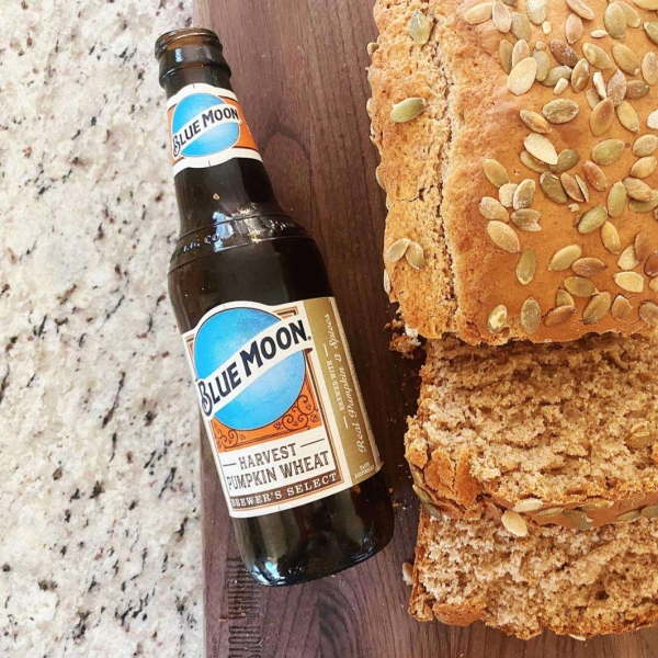 Easy Pumpkin Beer Bread with Pepitas