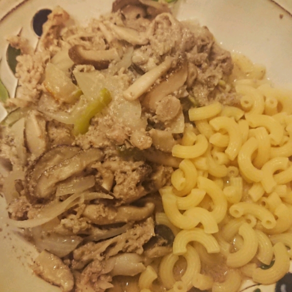 Creamy Beef Tips with Mushrooms