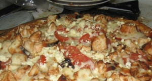 Barbeque Chicken Grilled Pizza