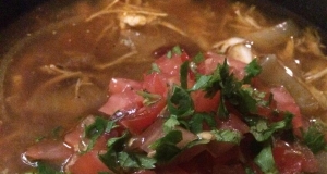 Chipotle Pepper and Chicken Soup